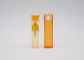 Green Orange Square Plastic 10ml Travel Parfume Atomiser Bottle