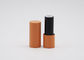 Orange Rubber Soft Touch Empty Lip Tubes BulkRound Frosted