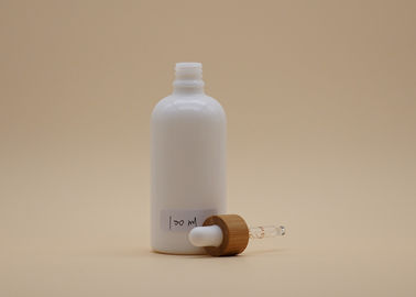 بطری های شیشه ای سفید سیلندر 100ml برای بسته بندی لوازم آرایشی و بهداشتی