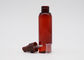بطری های پلاستیکی قابل پر کردن مجدد بطری های قهوه ای تیره رنگ 24 میلی متر گردن 100 میلی متر