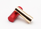 قاب قرمز با ته طلایی 3.5 گرمی لوله رژ لب خالی آلومینیومی تولید کننده لوله رژ لب خالی