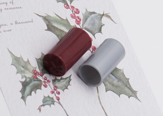 سیلندر درب بطری عطر ABS پلاستیکی خاکستری Fea15 Lids Push Pull