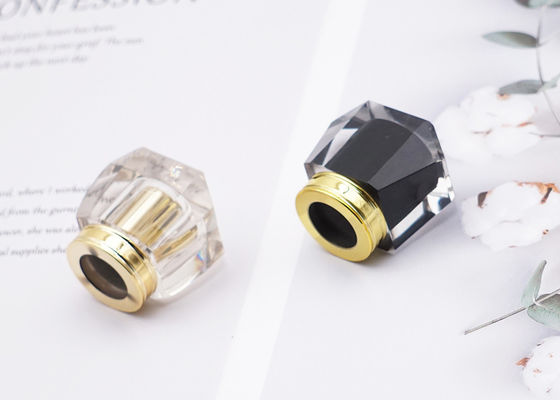 10000PCS درب اکریلیک آرایشی FEA15 میلی متر برای بطری های عطر درب طلایی سفارشی