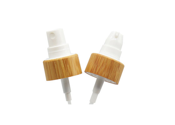 پیچ اسپری مه پاش ریز پلاستیکی 20 میلی متری با یقه بامبو برای بطری ها