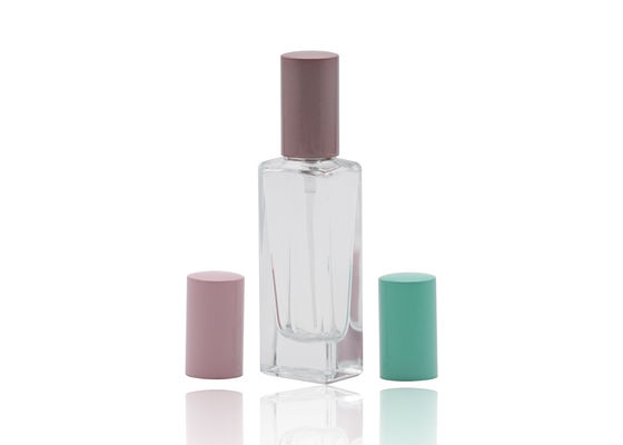 بطری اسپری آرایشی 15 میلی لیتری ، بطری عطر شیشه ای خالی قابل پر کردن مجدد دیواره ضخیم با درپوش رنگارنگ