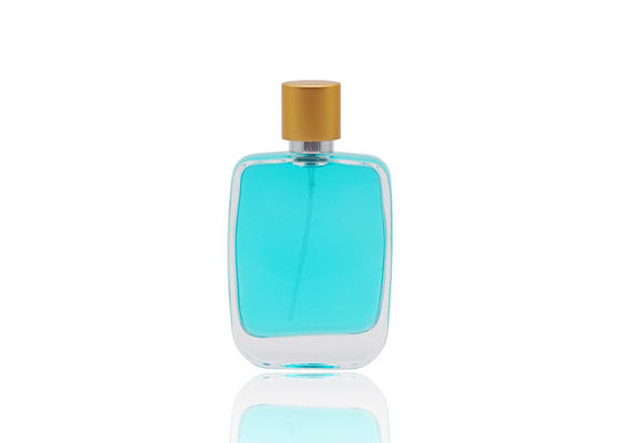 بطری عطر آرایشی 50ml Square Shape با FEA15 Snap On Pump Pump